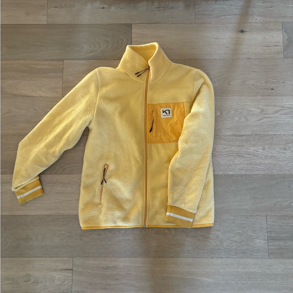 Kari Traa Rothe Midlayer Fleece Jacket - Size M - Yellow